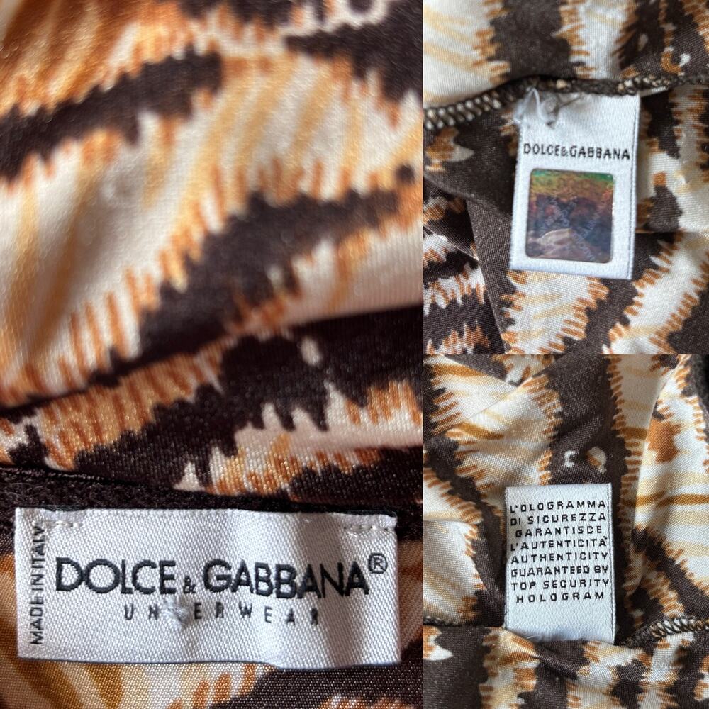 Dolce and Gabbana Underwear fitted animal print tiger print - Picture 7 of 8